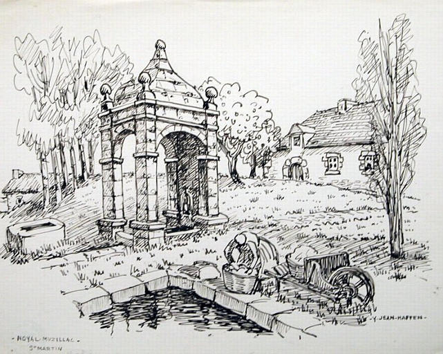 La fontaine St Martin à Noyal-Muzillac [titre attribué]