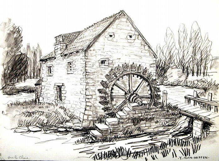 Bovrel : moulin sur la Claie [titre attribué]