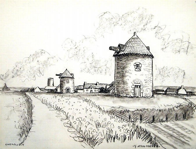 Moulins habités à Cherrueix [titre attribué]