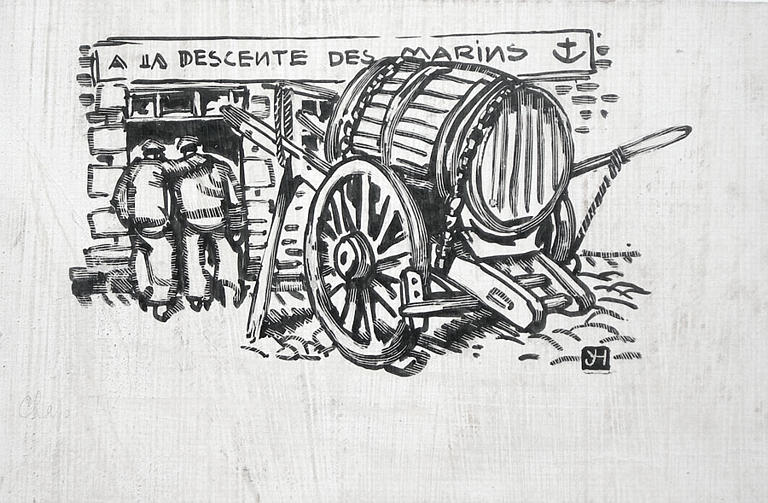 A la descente des marins [titre attribué]