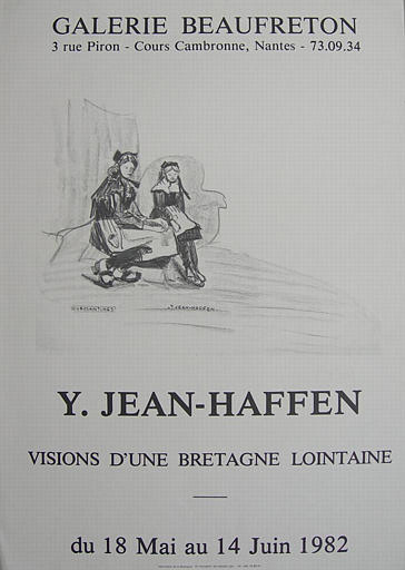 Nantes, Galerie Beaufreton Visions d'une Bretagne lointaine 1982 (exposition Yvonne Jean-Haffen) [titre attribué]