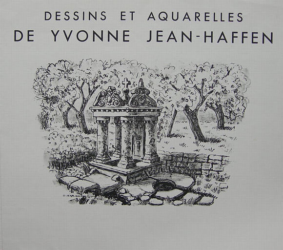 Dessins et aquarelles de Yvonne Jean-Haffen (fontaines) [titre attribué]