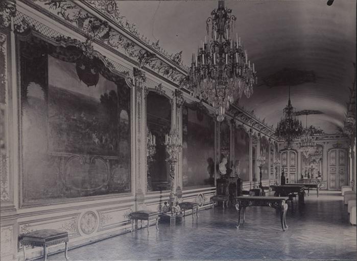 Le château de Chantilly : La Galerie des Batailles