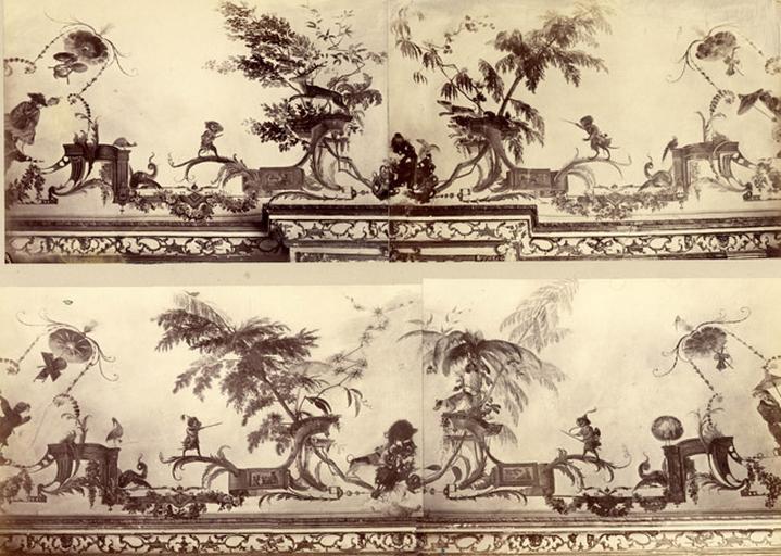 Fragments du salon Chinois. Voussures du plafond