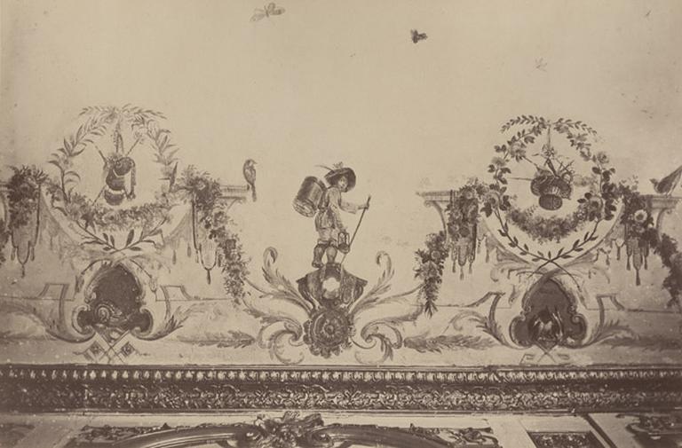 Fragments du cabinet des Singes. Plafond