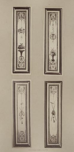 Fragments du cabinet des Singes (panneaux de volets)