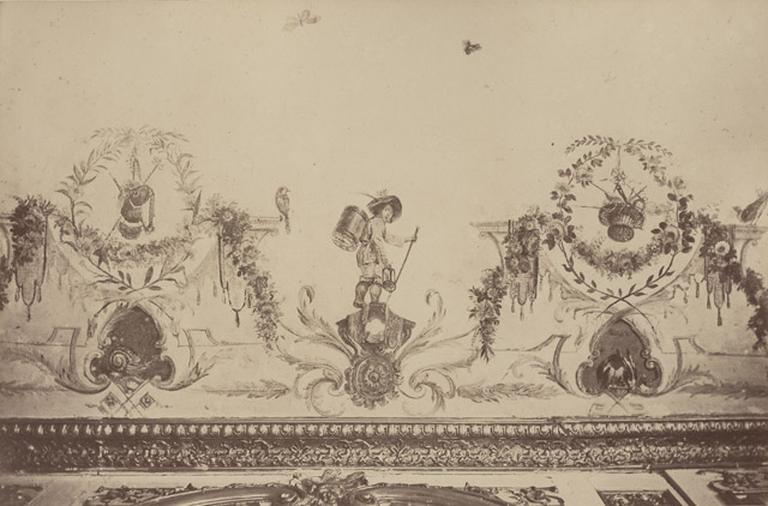 Fragments du cabinet des Singes (plafond)