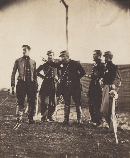 Général Bosquet and Staff, . 19 novembre 1855