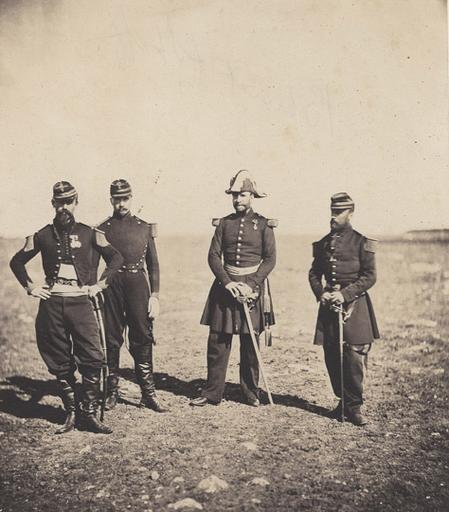 Général Beuret and officers of his Staff, March.y 25 th 1856