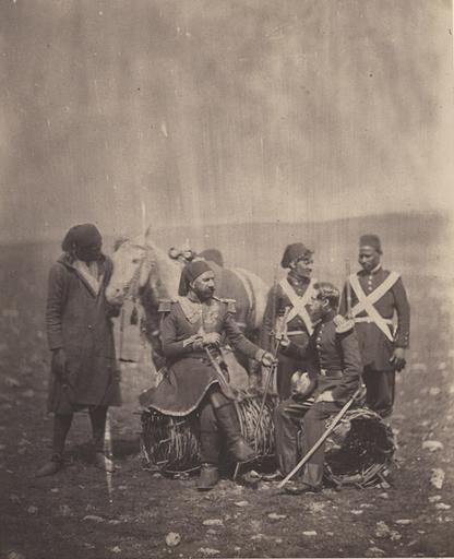 Ismail Pacha and Attendants. (titre inscrit), March. 25 th 1856