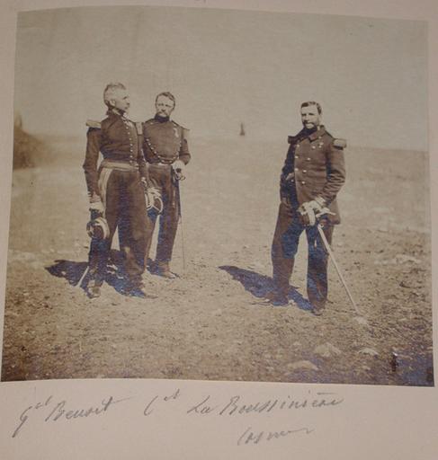 Général Beuret, colonel La Bousinière (Crimée).1855