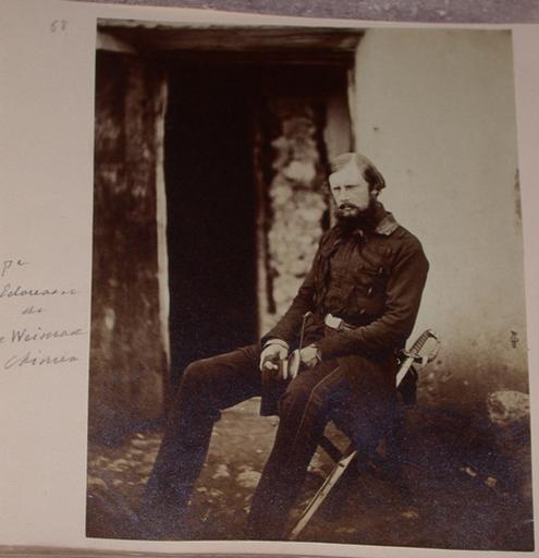 Prince Edouard de Saxe-Weimar (Crimée). 1855
