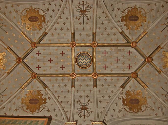 Ensemble décoratif, voûte