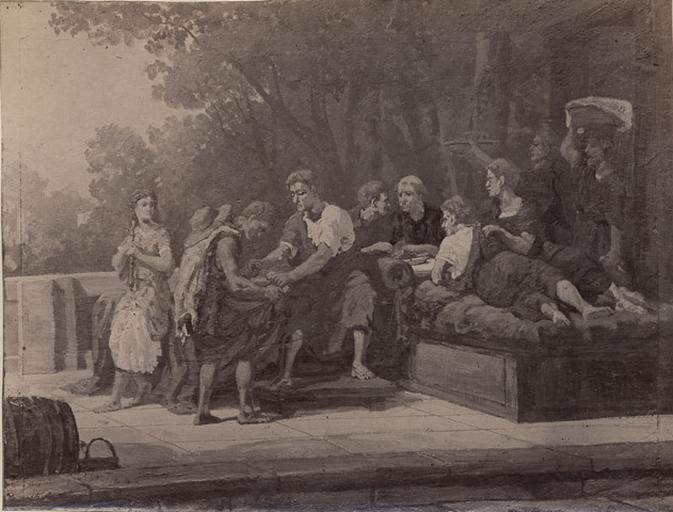 P. Courier. La Ladrerie. Fais bombance, mon brave (d'après Théophaste)