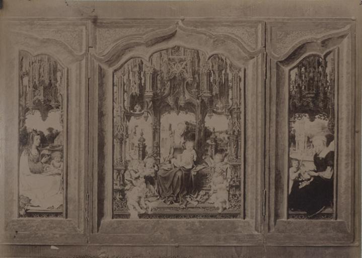 N. 184. Palermo. Museo. Duomo. Trittico fiammingo