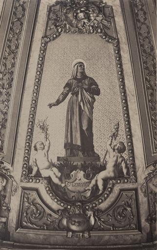 Sainte Geneviève. Grand Salon du Palais de la légion d'honneur, par Ach. Sirouy.1877 (titre au crayon sur le montage)