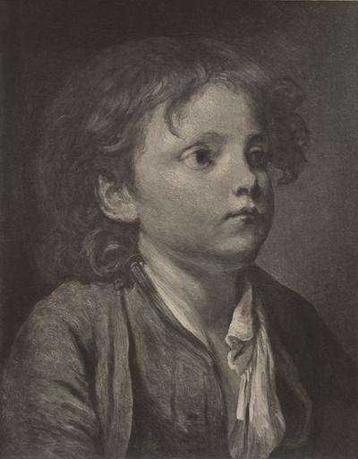 Exposition du Palais Bourbon / au profit des Alsaciens-Lorrains. / Greuze (Jeune garçon)