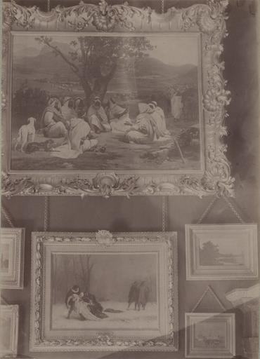 Chantilly : détail des oeuvres dans les salles du Musée. 942