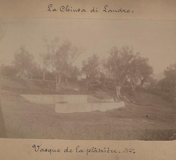 La Chiusa di Landro, Vasque de la Plâtrière. 1893