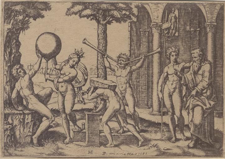 Marc-Antoine Raimondi : Portrait dit de Raphaël Sanzio