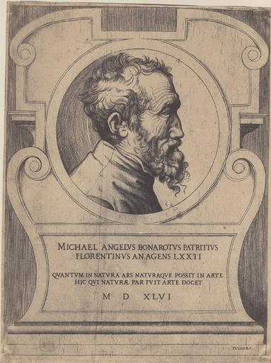 Jules Bonasone : Le portrait de Michel-Ange Buonarotti