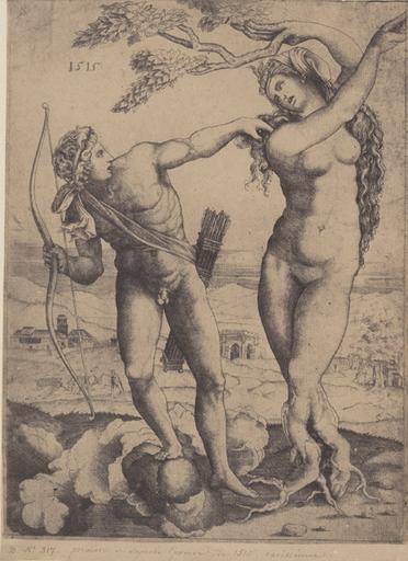 Agostino Musi : Apollon et Daphné