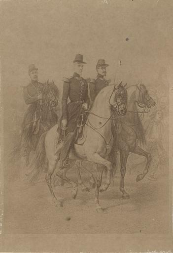 Reproduction d'après Raffet : le duc d'Aumale en Algérie