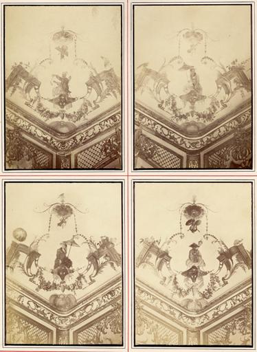 Détail de la Grande Singerie : les angles