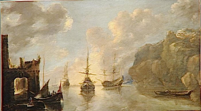 Marine ; effet de soleil couchant