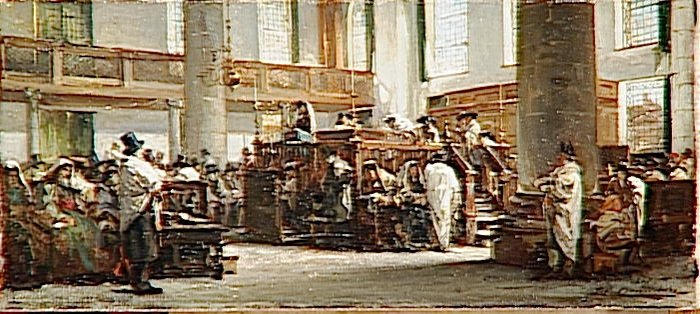 Sermon du Jeûne d'Av (synagogue d'Amsterdam)