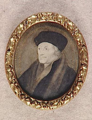 médaillon d'Erasme de Rotterdam