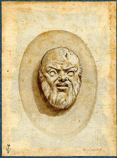 Masque de Silène, d'après l'antique