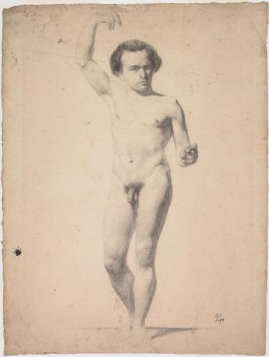 ACADEMIE D'HOMME AU BRAS LEVE