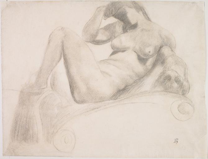 ETUDE D'APRES LA NUIT DE MICHEL ANGE