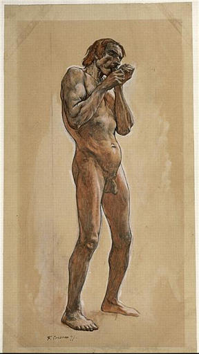 HOMME DE L'AGE DE PIERRE