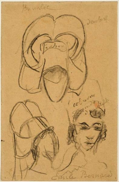 ETUDES POUR LE COSTUME DE BANNALEC