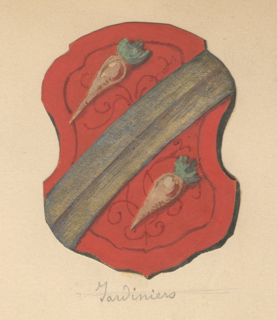 ARMOIRIES DE LA TRIBU DES JARDINIERS DE STRASBOURG