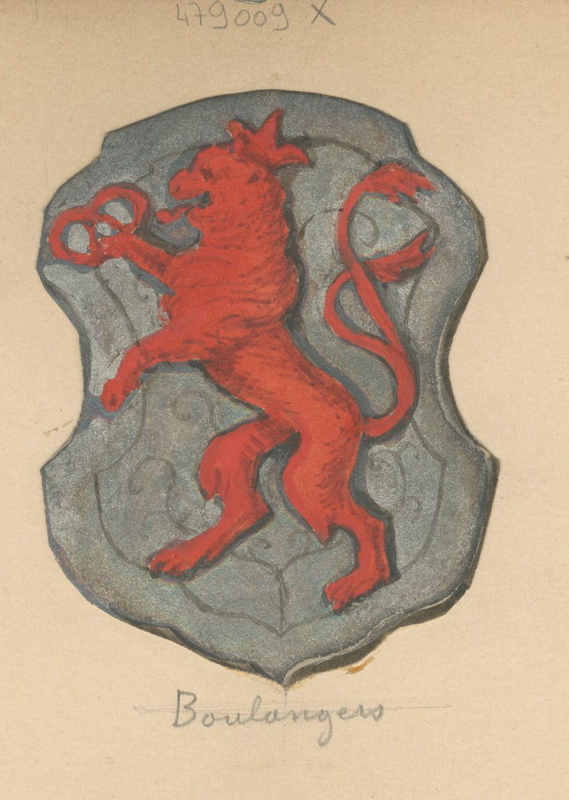 ARMOIRIES DE LA TRIBU DES BOULANGERS DE STRASBOURG