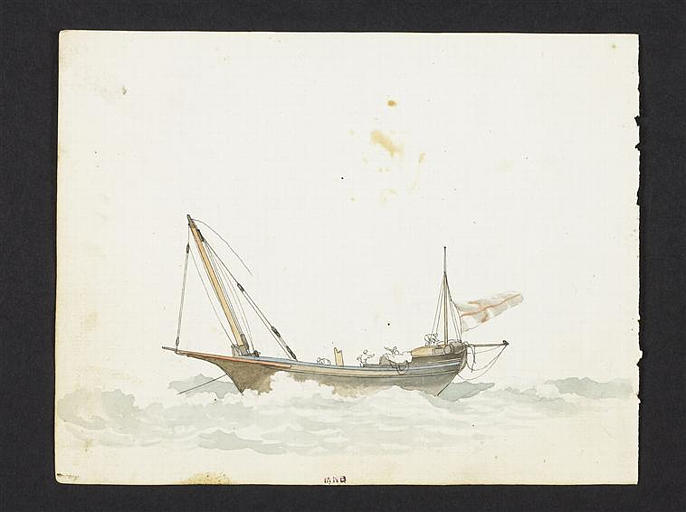 Bateau au mât brisé