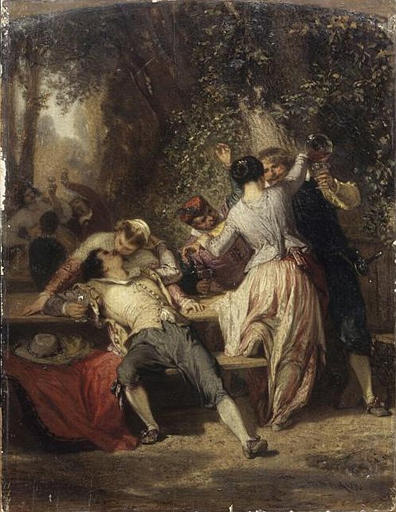 Scène de cabaret