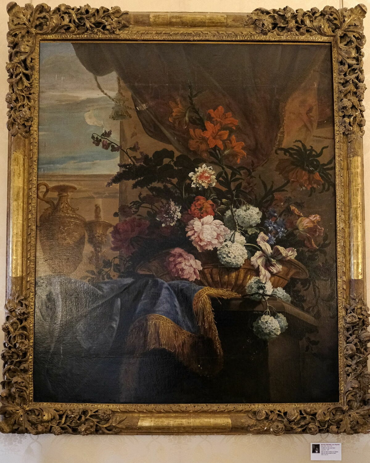 CUVETTE D'OR ET FLEURS