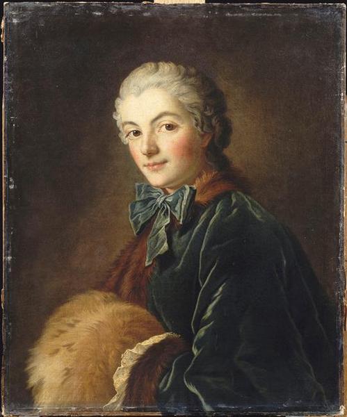 Jeune femme au manchon