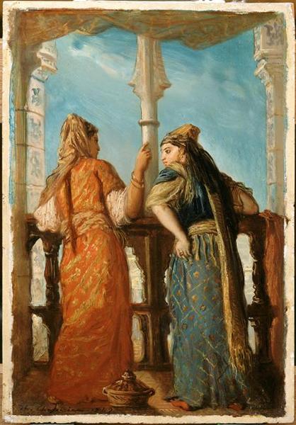 Juives au balcon, alger