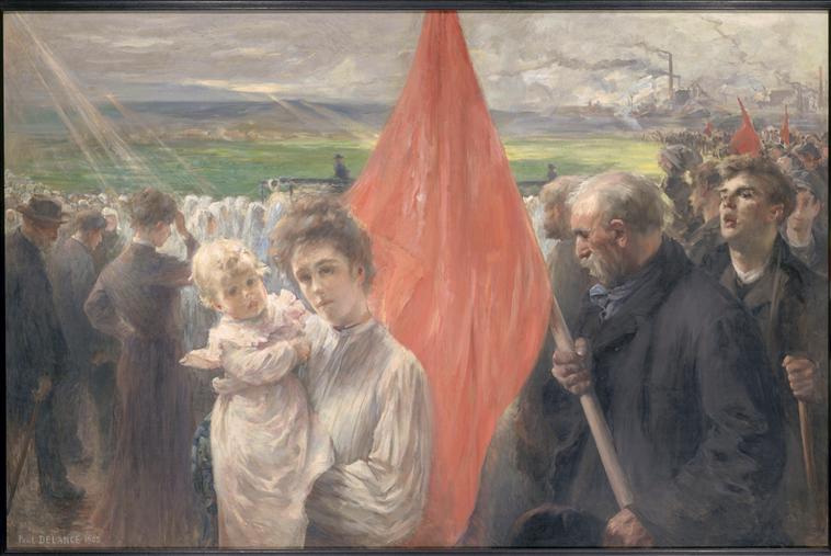 Grève à Saint-Ouen