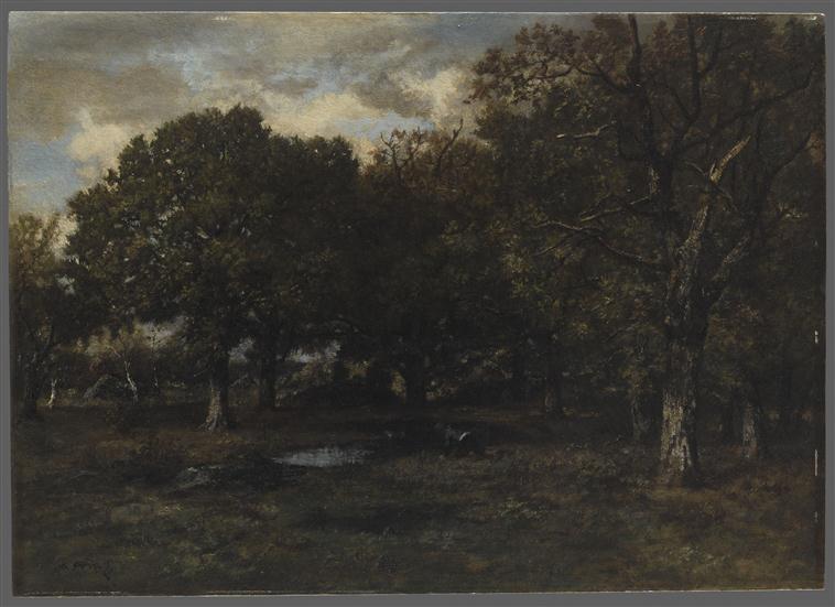 La mare au gamin agenouillé