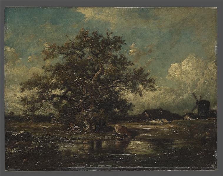 La mare près du moulin