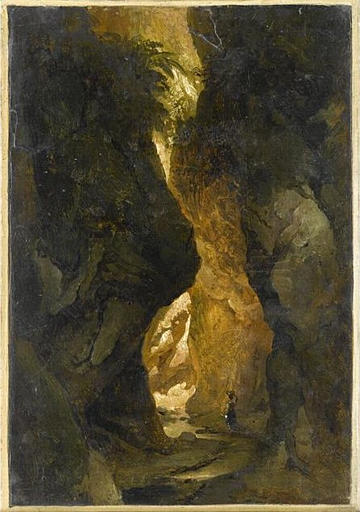 VUE D'UNE GROTTE