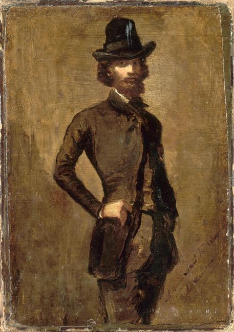 Portrait d'homme  (Théodore Rousseau ?)