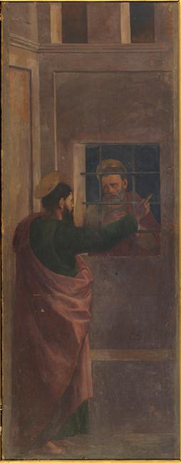 Saint Paul visitant Saint Pierre en prison