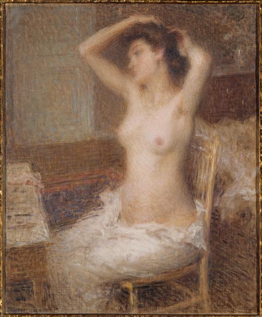 FEMME A SA TOILETTE